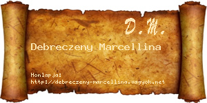 Debreczeny Marcellina névjegykártya
